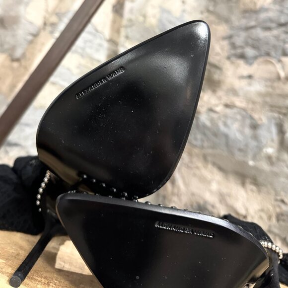 Alexander Wang Black Lyra Over the Knee Lace Studded Boots - Picture 13 of 15